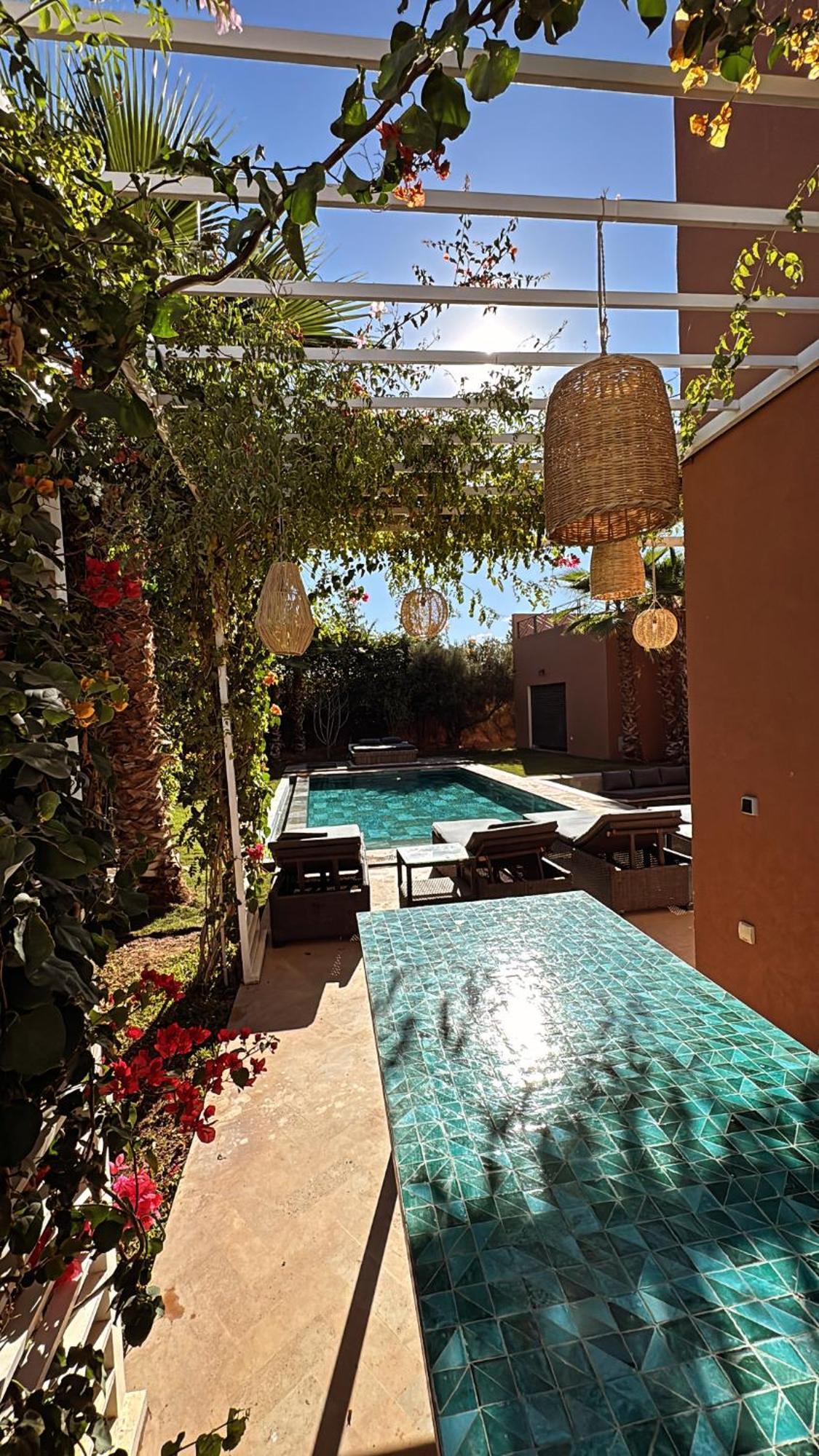 Villa Mattia Piscine Chauffee Sans Vis A Vis Marrakesh Eksteriør bilde