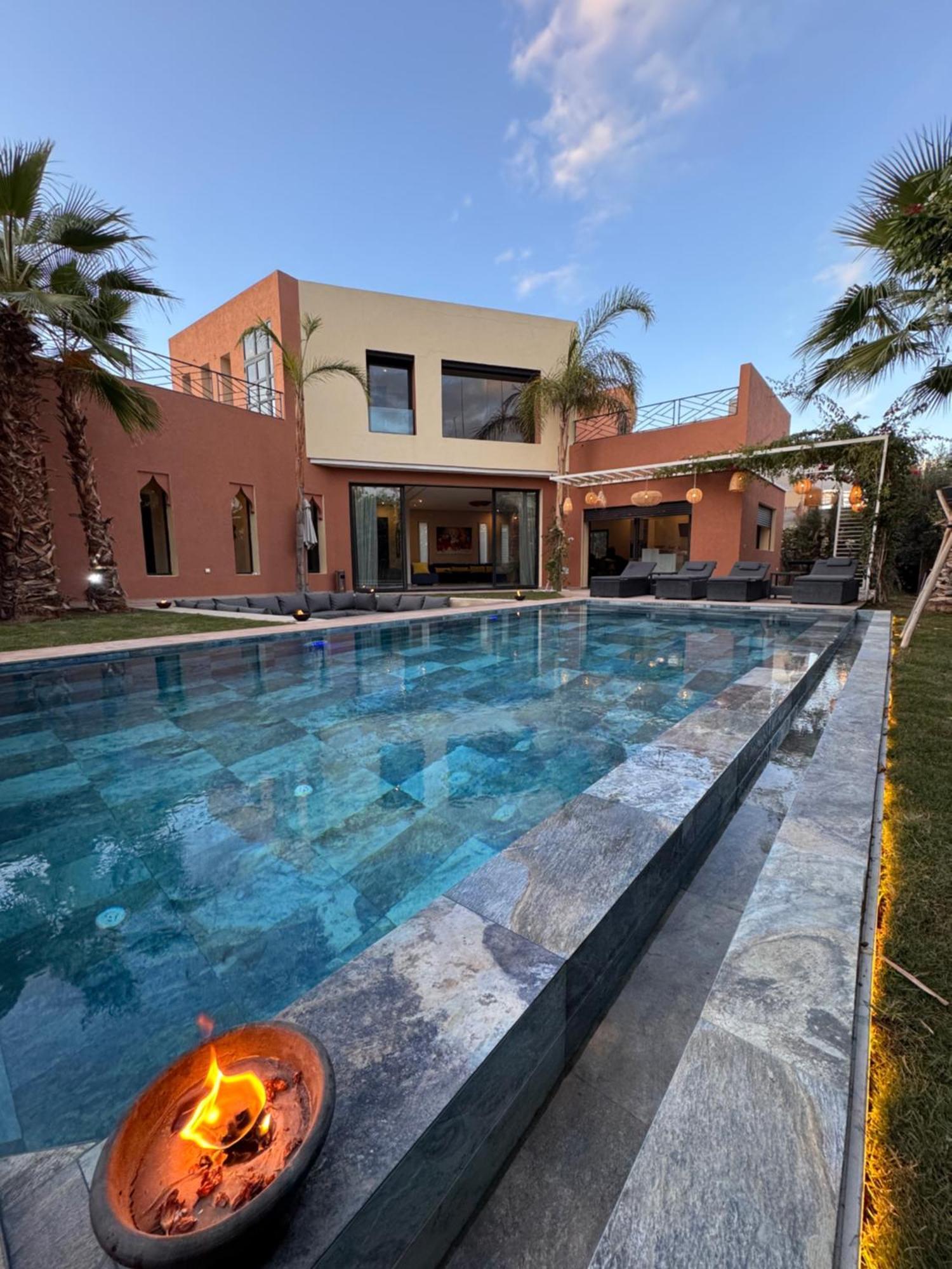 Villa Mattia Piscine Chauffee Sans Vis A Vis Marrakesh Eksteriør bilde